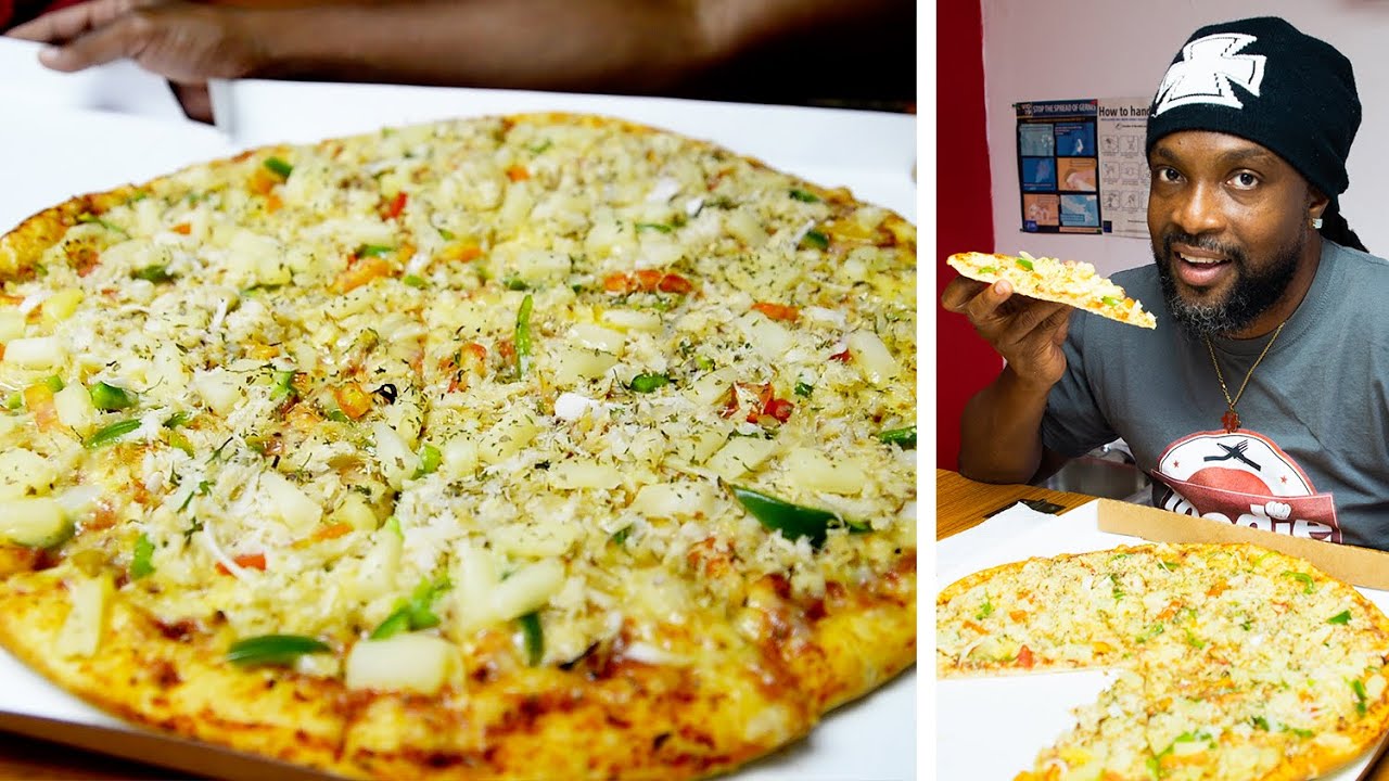Saltfish Pizza from Shimmerlicious Pizza in La Brea, T&T | Foodie Finds