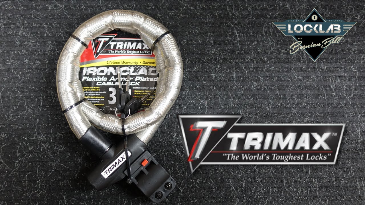 (1689) Trimax Ironclad Bike Lock