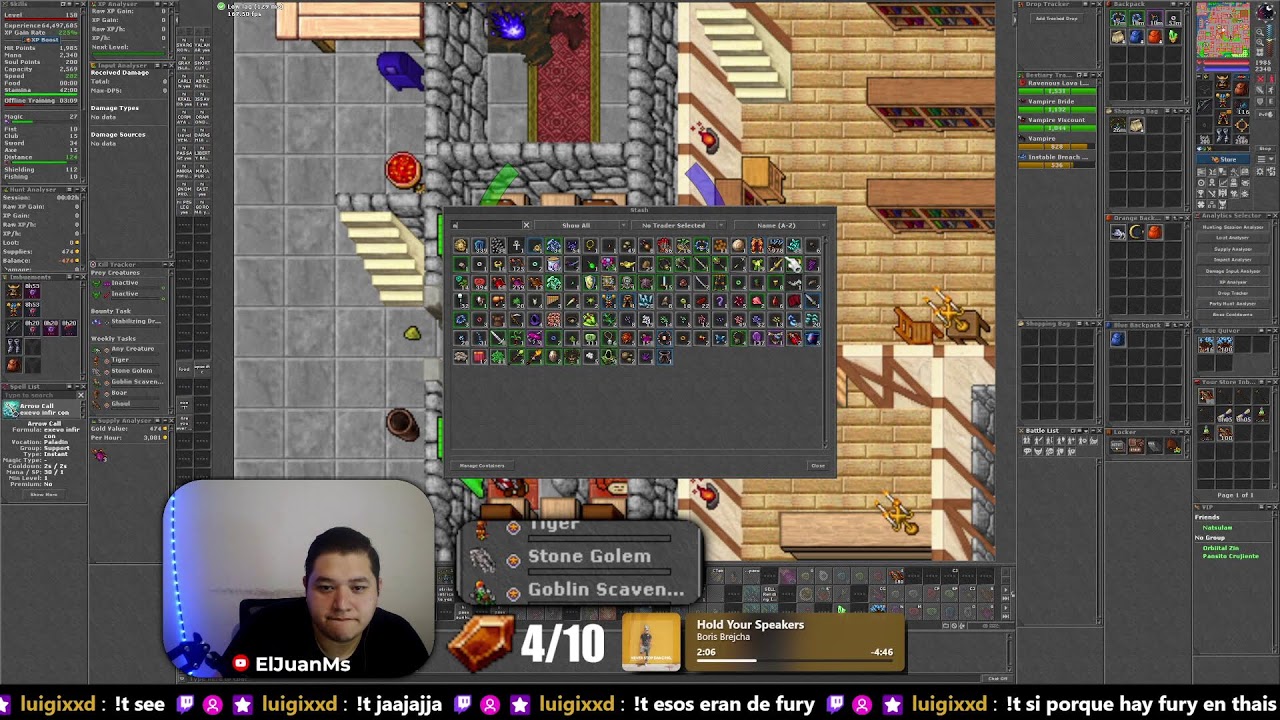 🔴EN VIVO: SORCERER NOVATO POV | #tibia #hunt #ms