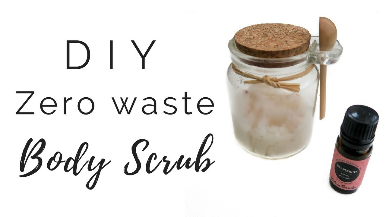 DIY: 3 Ingredient Body Scrub | ZERO WASTE & VEGAN