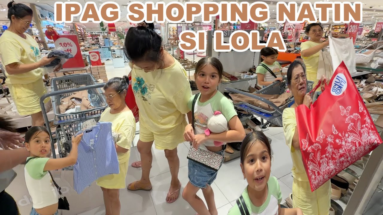 UNANG GALA SA MALL | PINAG SHOPPING SI MOTHER EARTH NG BONGGA AT REACTION NI HOLLY SA MEGA MALL