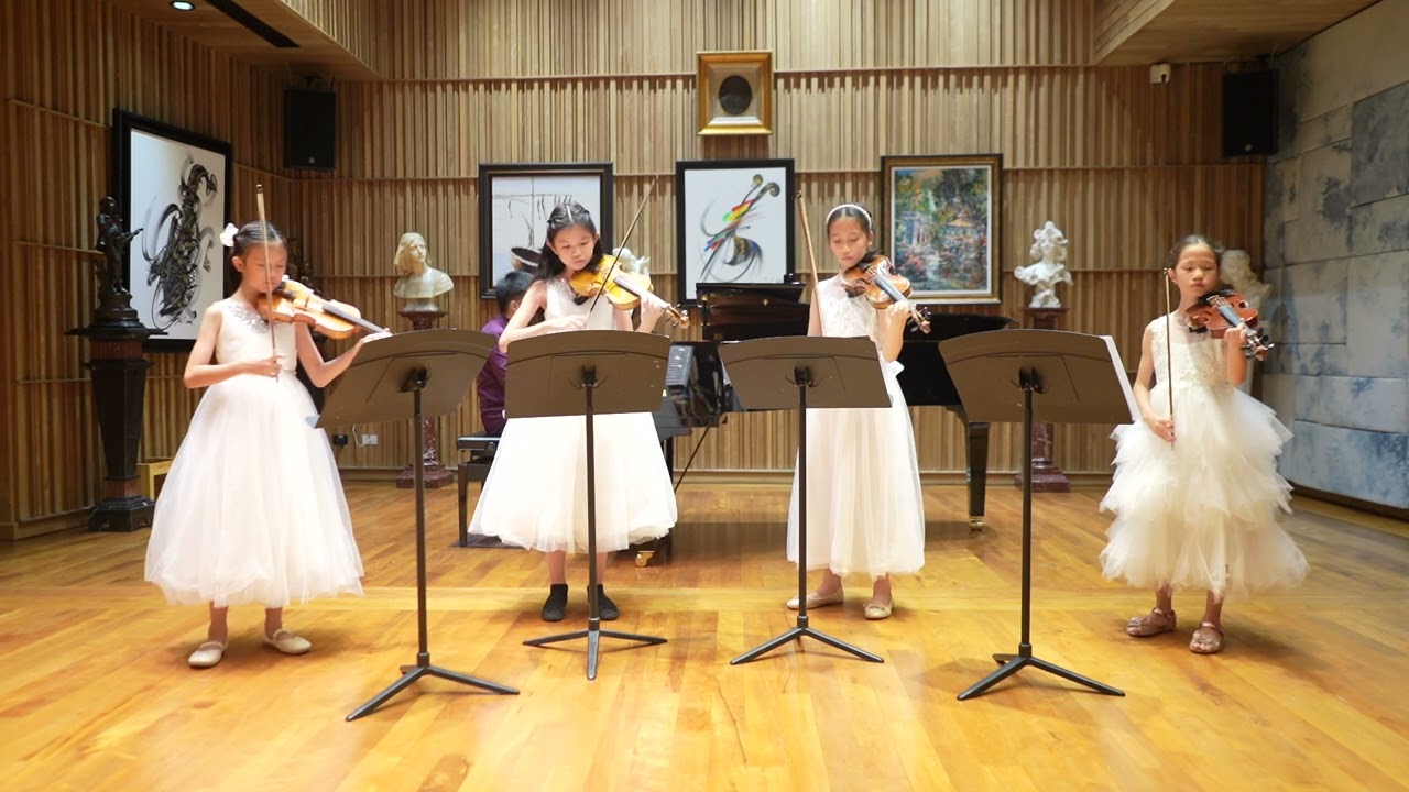 การแข่งขันดนตรี/ Quattro Regine Violin Quartet / Quartet / Classical /Children Class B / #BIYMC 2024