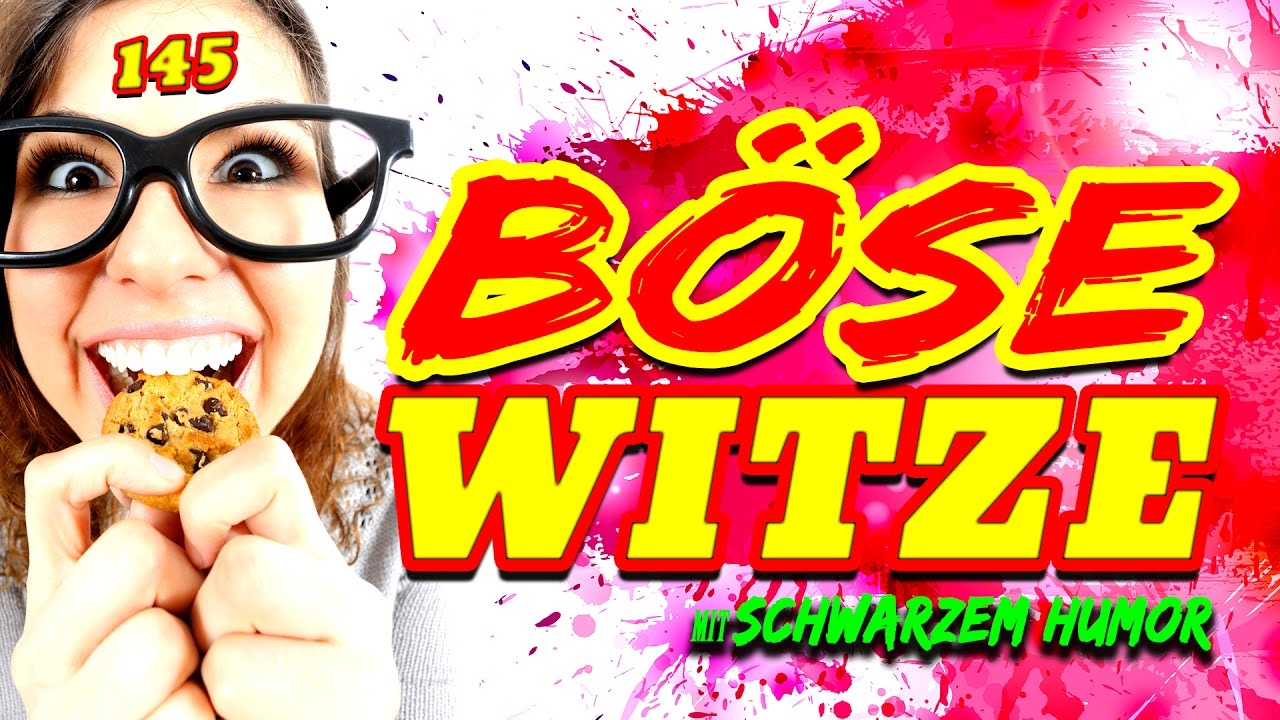 B&ouml;se Witze mit schwarzem Humor