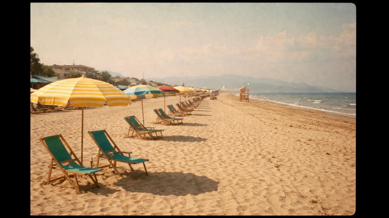 The Last Day of Sun at the Lido Principessa (1964) | Lost Italian #film  #soundtrack #oldies