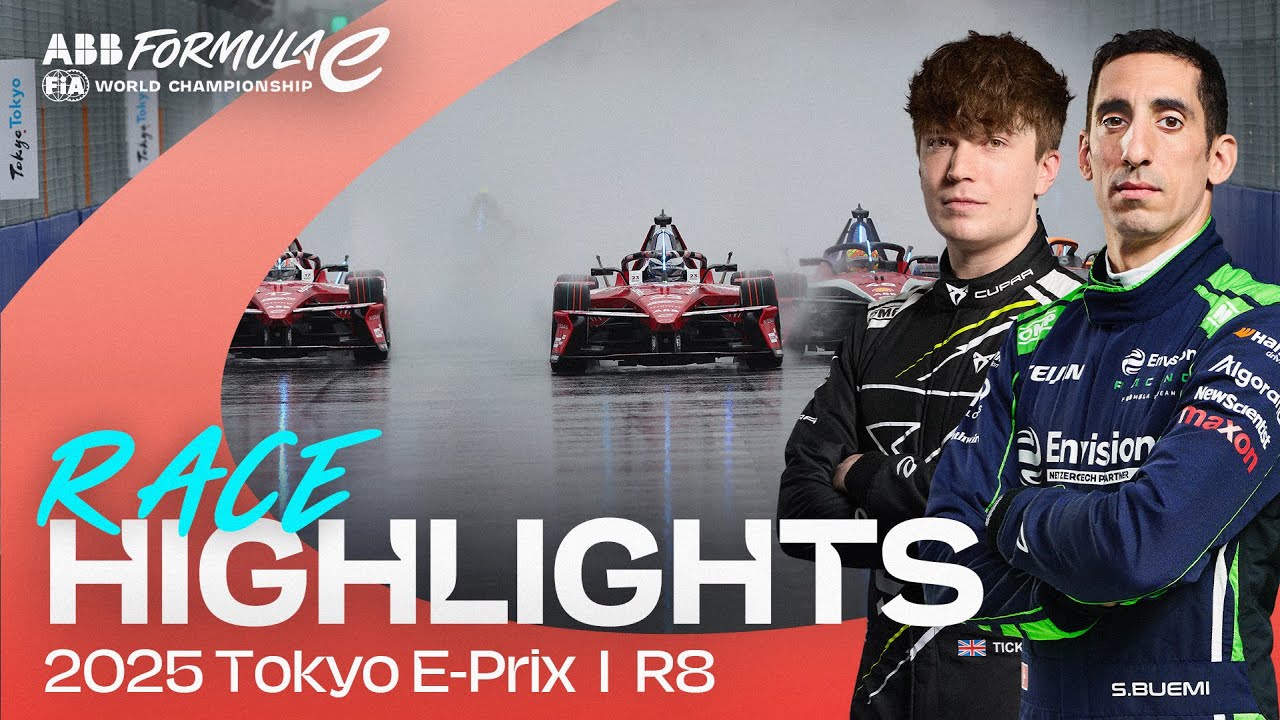 A Thriller in the Rain ☔️🇯🇵  | 2025 Tokyo E-Prix Round 8 Highlights
