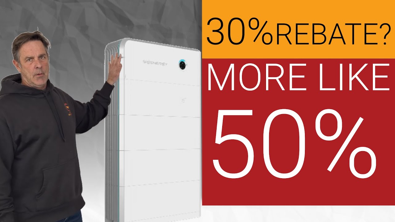 Get more than 30% back on the Australian Federal Battery Rebates