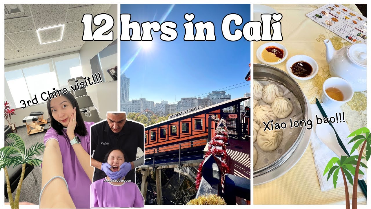 Back in LA for my 3rd Chiropractor visit! 🌴 Angels Railway, Chinatown, Traveling alone ✈️