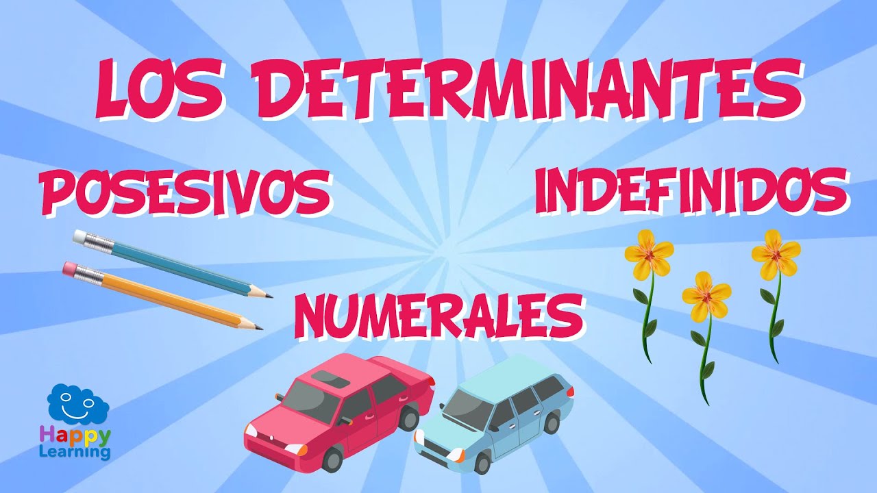 Los determinantes posesivos, numerales e indefinidos | Vídeo Educativo para Niños