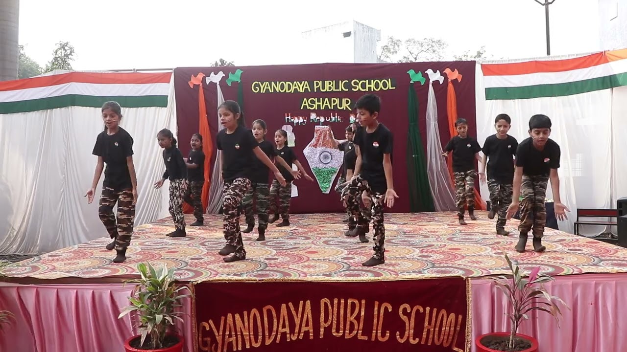 Patriotic Dance by Class 3&4 | Republic Day 2026 | Gyanodaya Public School Ashapur #gpsashapur