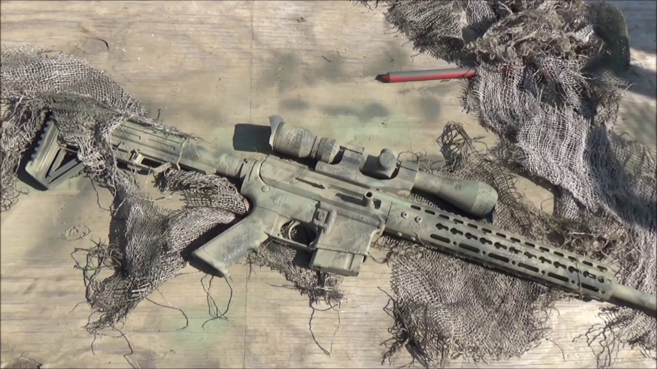 Best DIY  Camo AR15 for hunting