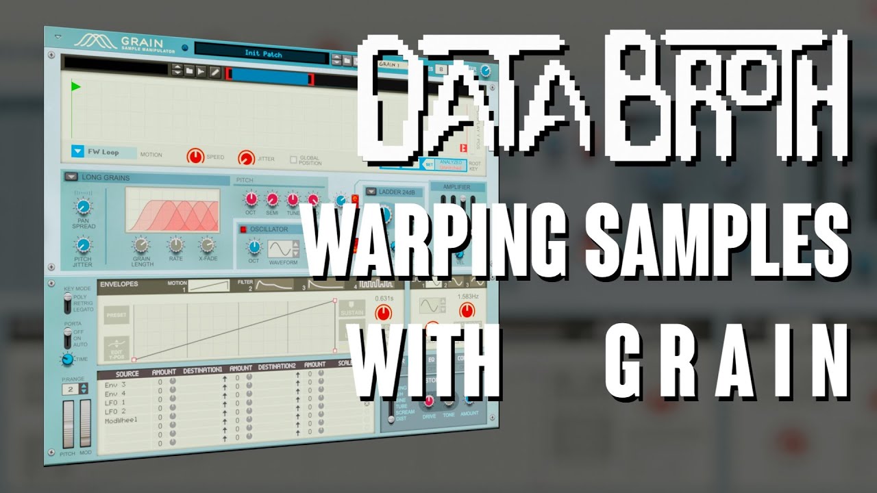 Manipulating samples with Reason GRAIN