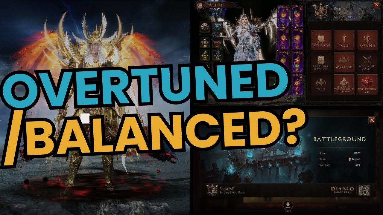 Diablo Immortal &ndash; Demon Hunter: Overtuned Or Balanced | при участии @SavageBeastMT Top 1 Global