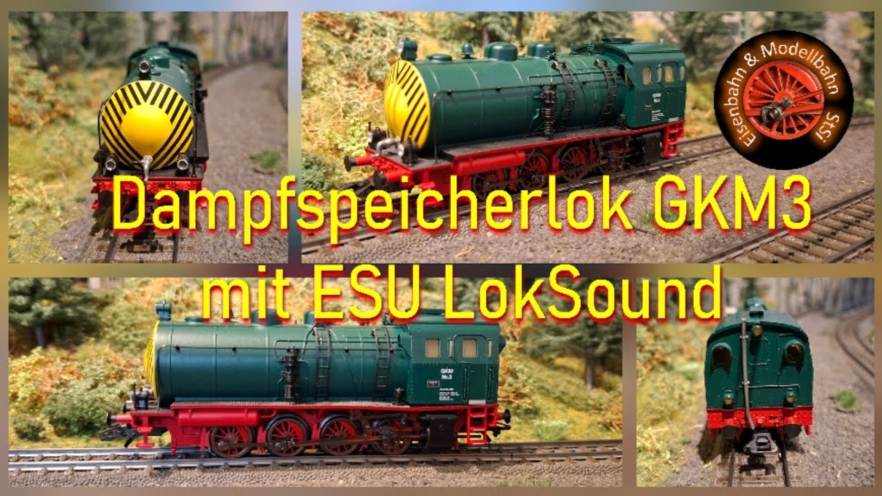 Dampfspeicherlokomotive GKM Nr. 3 mit ESU LokSound (Märklin 37251)