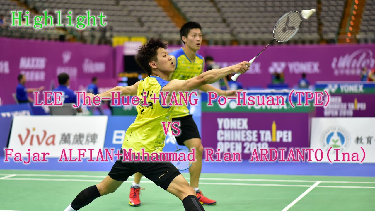 Highlight 李哲輝/楊博軒(TPE)vs Fajar ALFIAN+Muhammad Rian ARDIANTO(Ina)