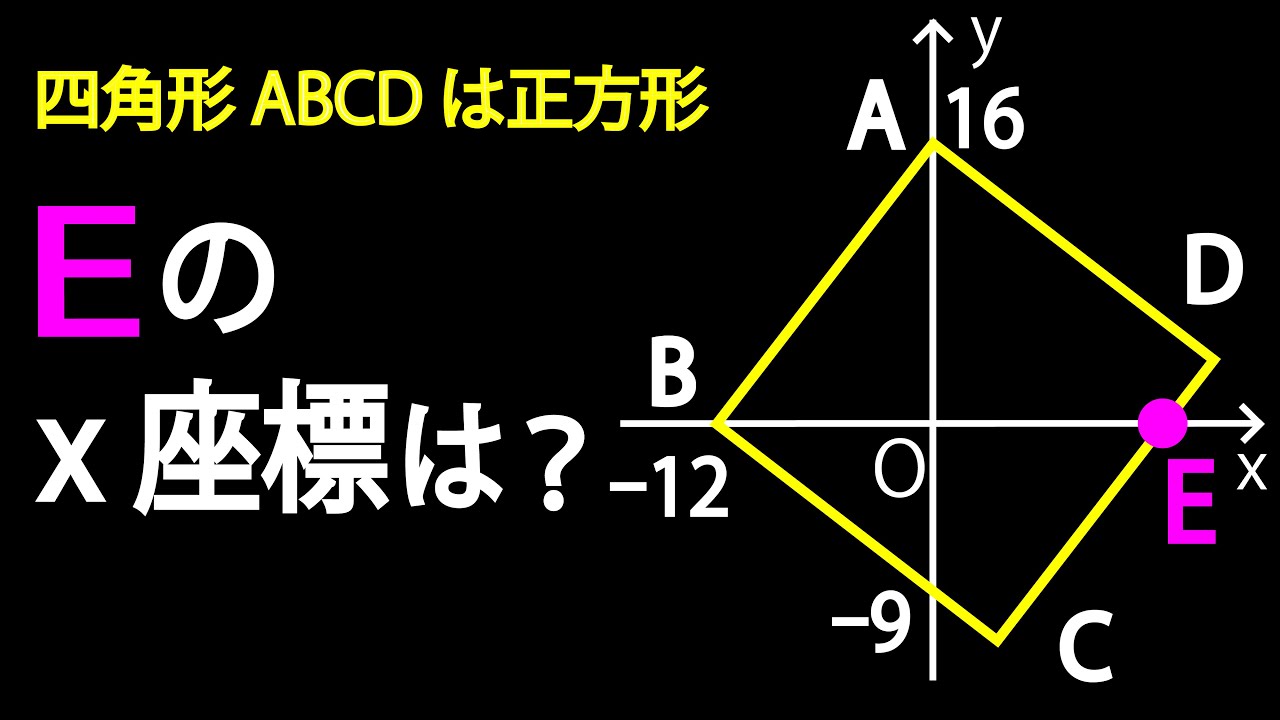 解き方2通り　知っていれば一瞬