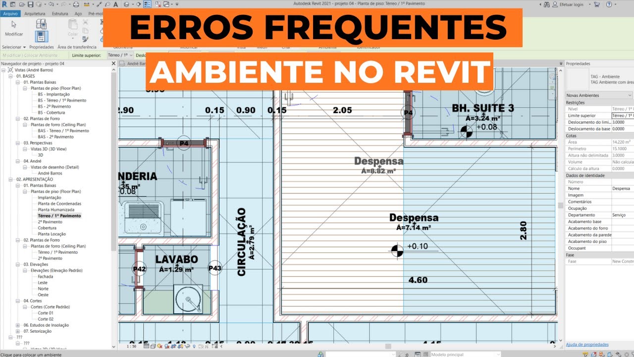 Erros com ambiente no REVIT