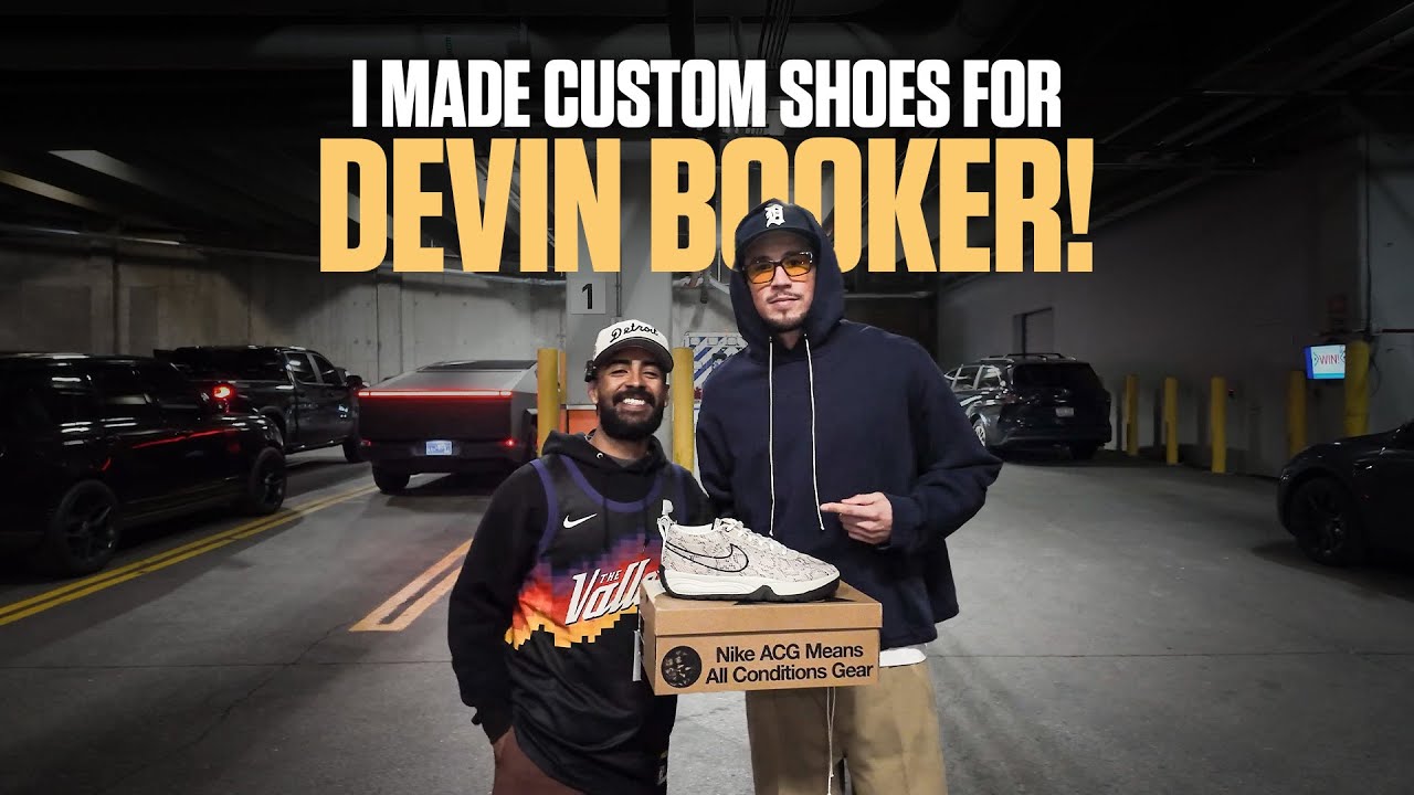 I Made Custom Sneakers For NBA Star Devin Booker
