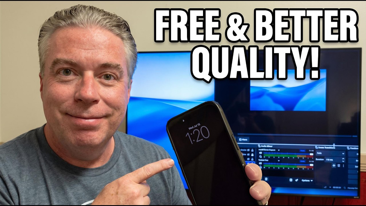 Используем iPhone как веб-камеру в OBS на Mac &mdash; без дополнительного оборудования