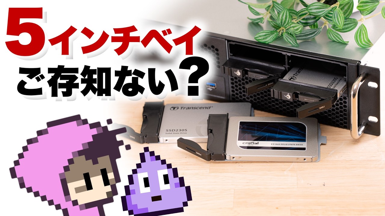 やっぱ5インチベイは便利・SilverStoneラックマウントケースでNAS自作