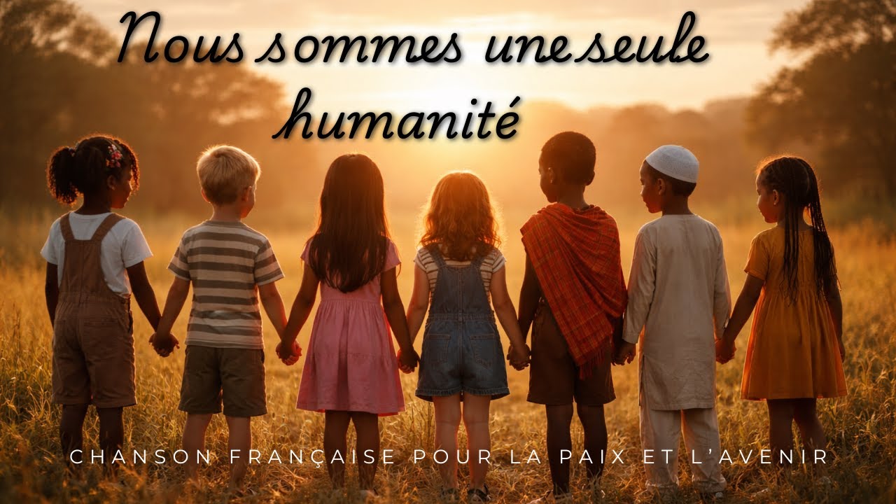 Nous sommes une seule humanit&eacute; 🌍 | Chanson fran&ccedil;aise pour la paix et l&rsquo;avenir