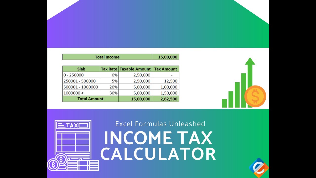 Excel Income Tax Calculator: Build Dynamic Tax Calculation! 🚀📊