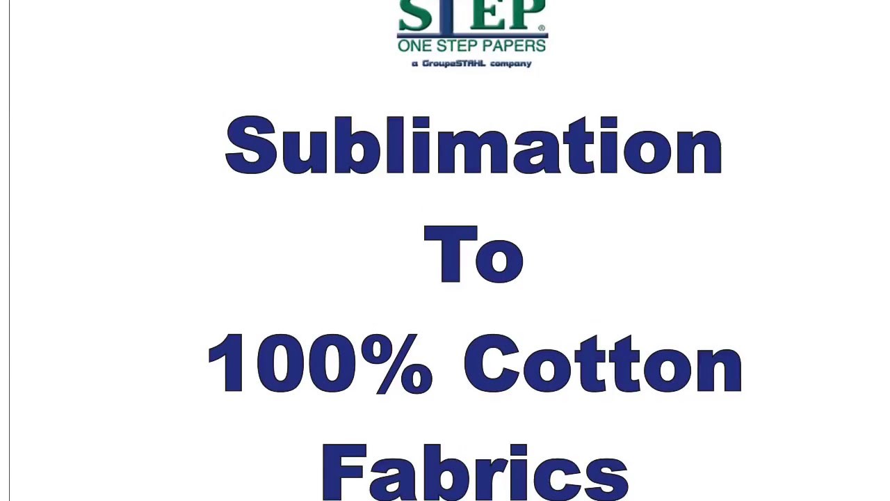 Sublimation to Cotton