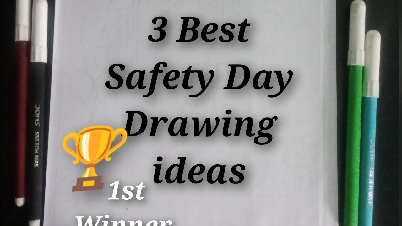 National Safety Day Drawing | 4th March | Safety Day poster drawing | Safety Day Drawing ideas