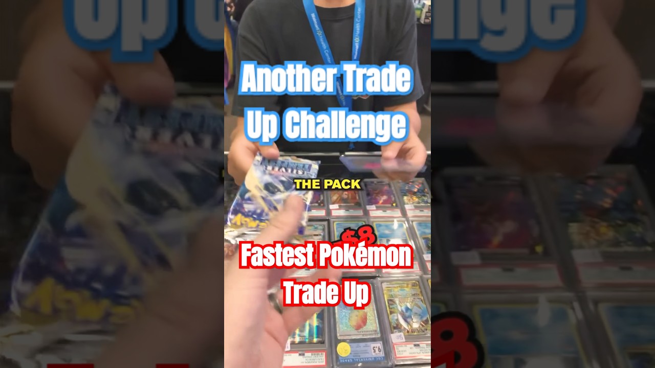 Еще один эпичный челлендж обмена: от худшего к лучшему #pokemoncards #tradingcards #tradeup #pikachu