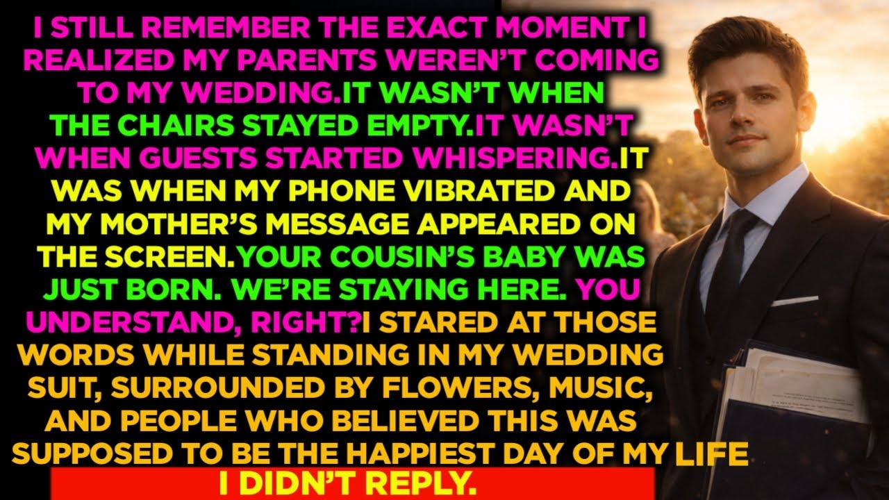 My Parents Missed My Wedding for My Cousin’s Birth—That Choice Changed Everything