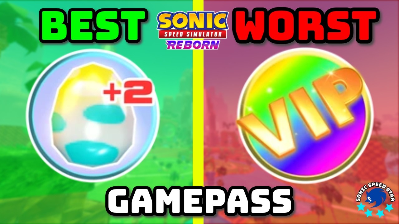 ЛУЧШИЕ и ХУДШИЕ игровые пропуски в Sonic Speed ​​Simulator!