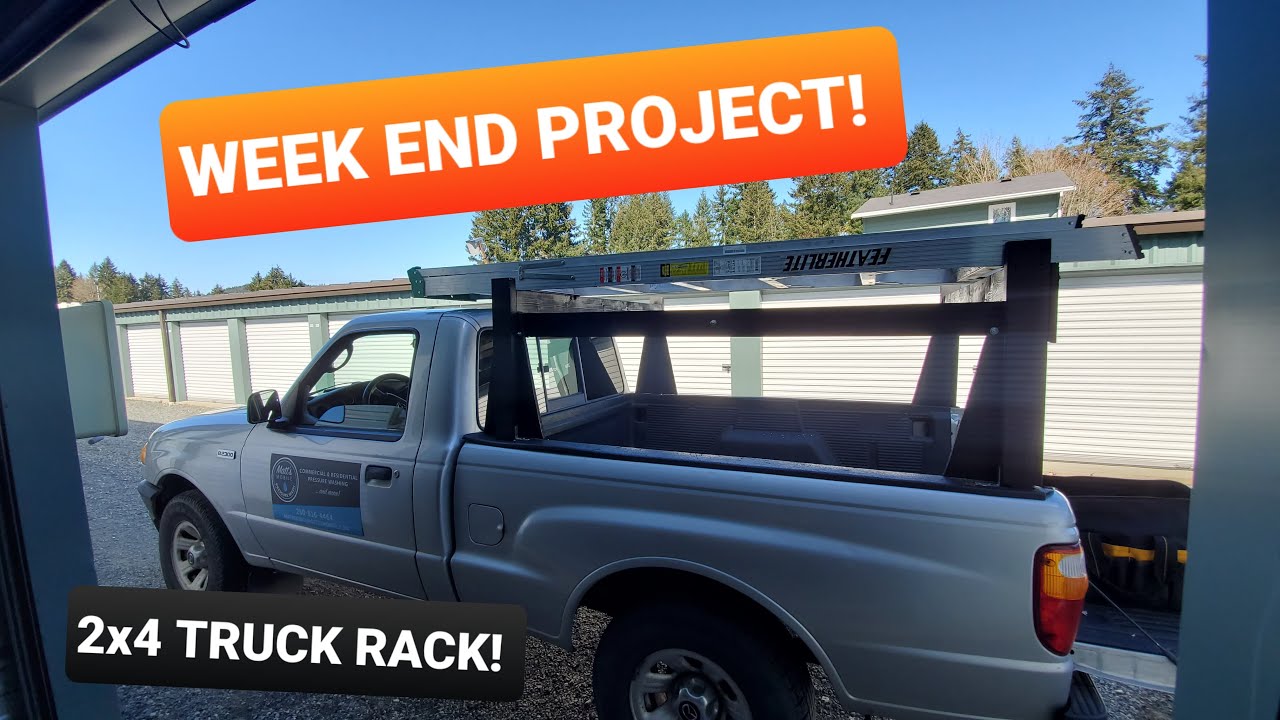 Built a New Truck 2x4 wood Rack!