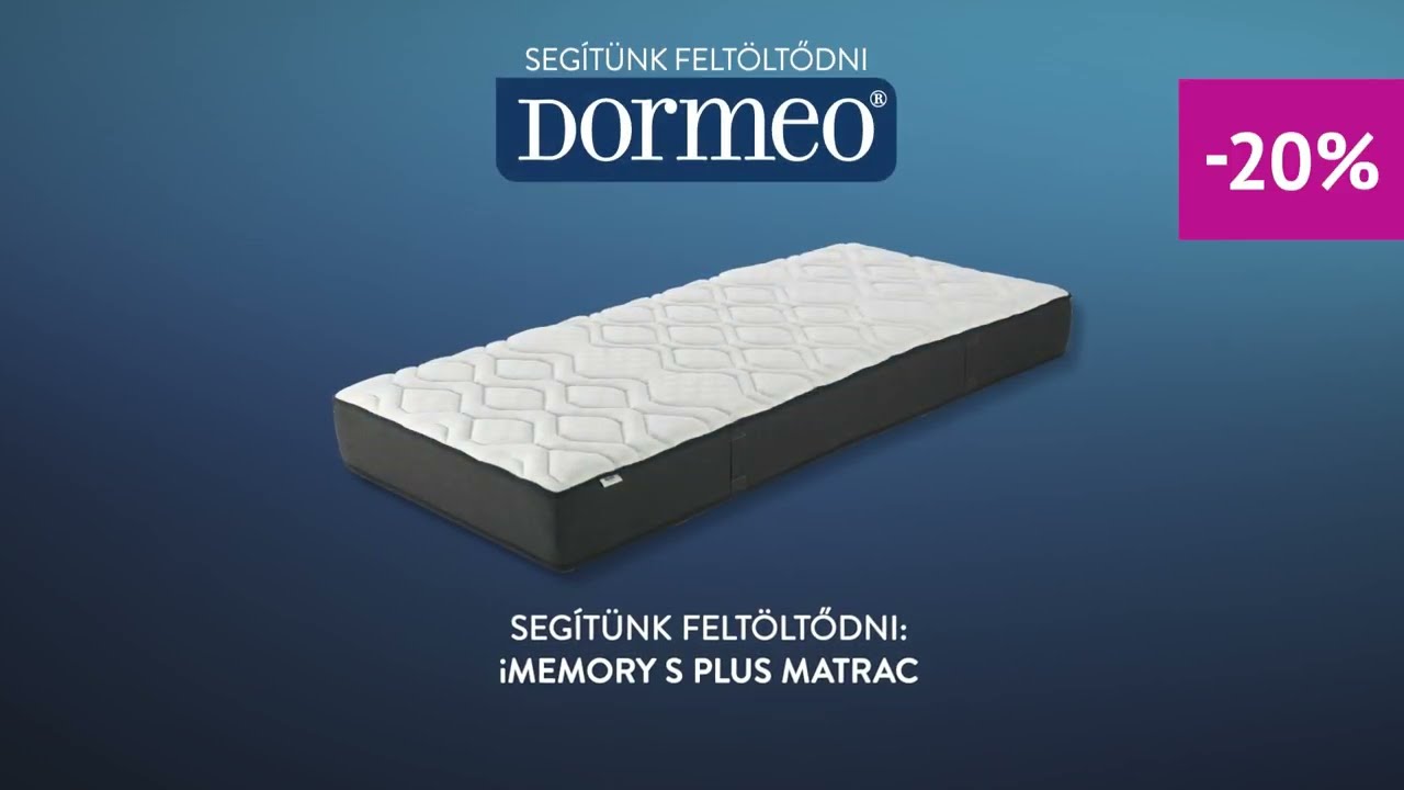 Dormeo Matracok 20% kedvezménnyel - Aludj végre jól a Dormeoval!