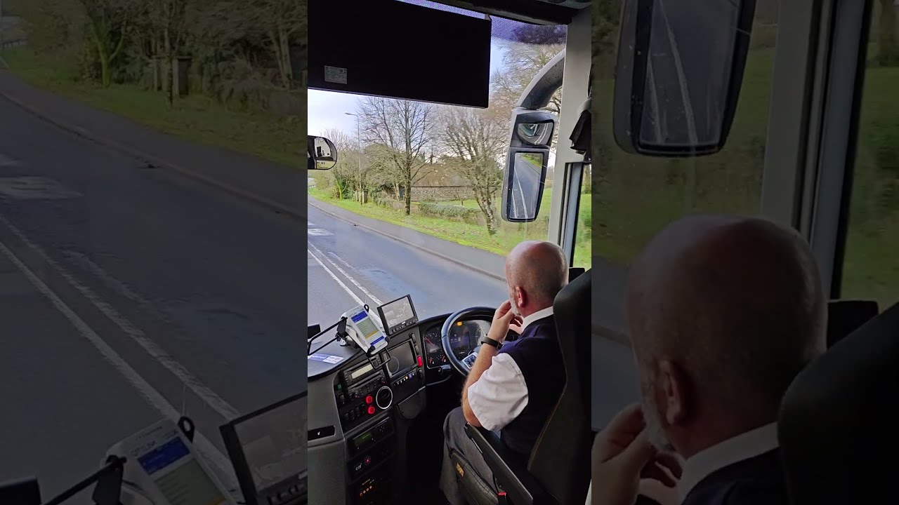 A great Irish Driver driving Irish Bus