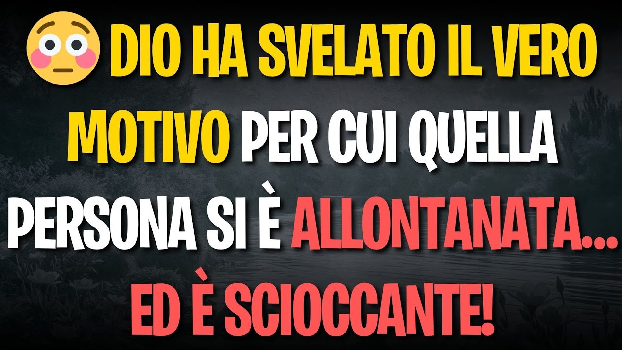 😳 Dio ha svelato il vero motivo per cui quella persona si è allontanata… ed è scioccante!