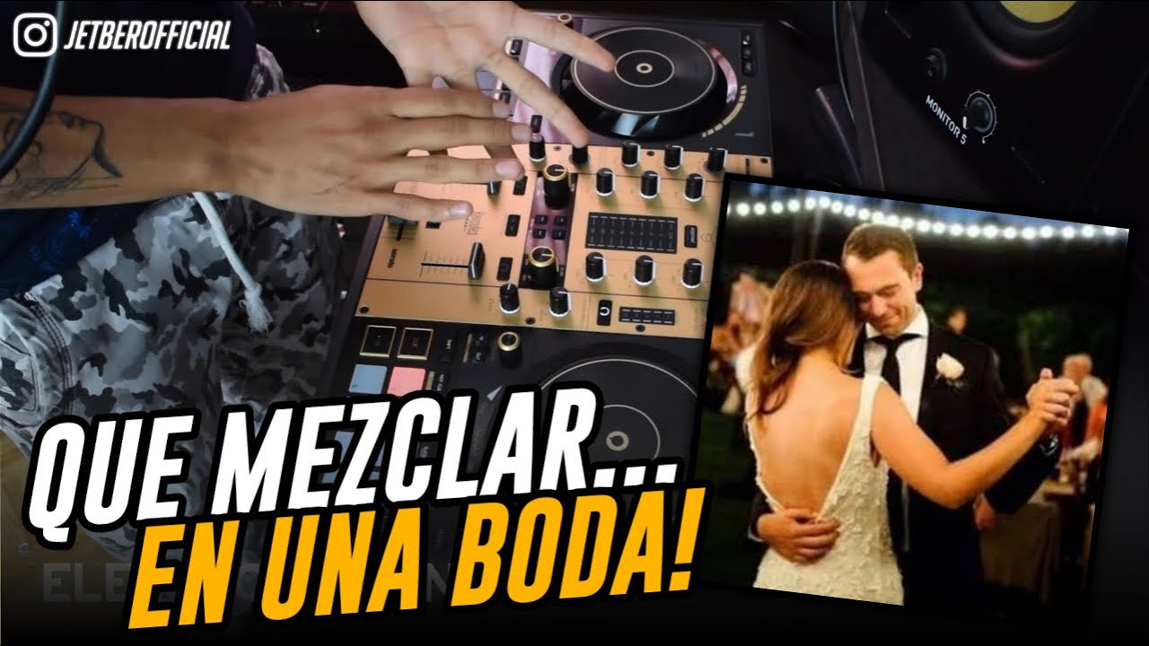 DJ! QUE GENEROS MEZCLAR EN UNA BODA.