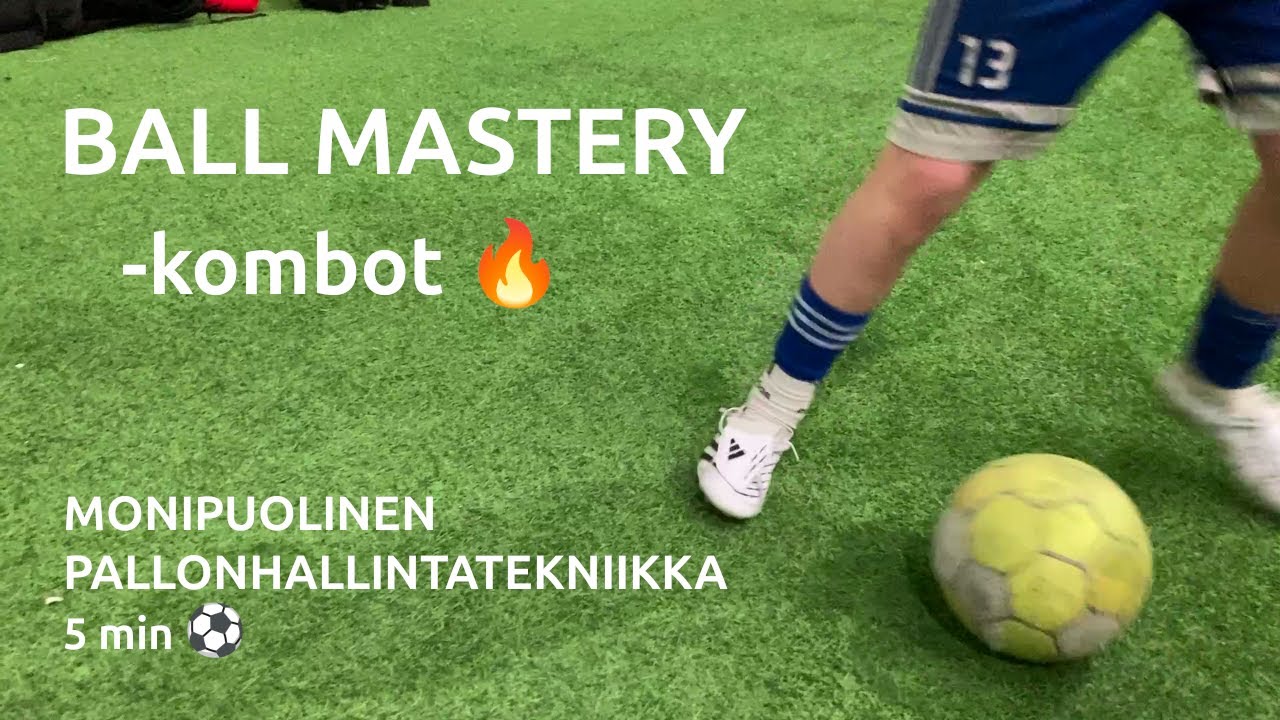Ball Mastery -kombot | 5 min jalkapallon perusliikkeet