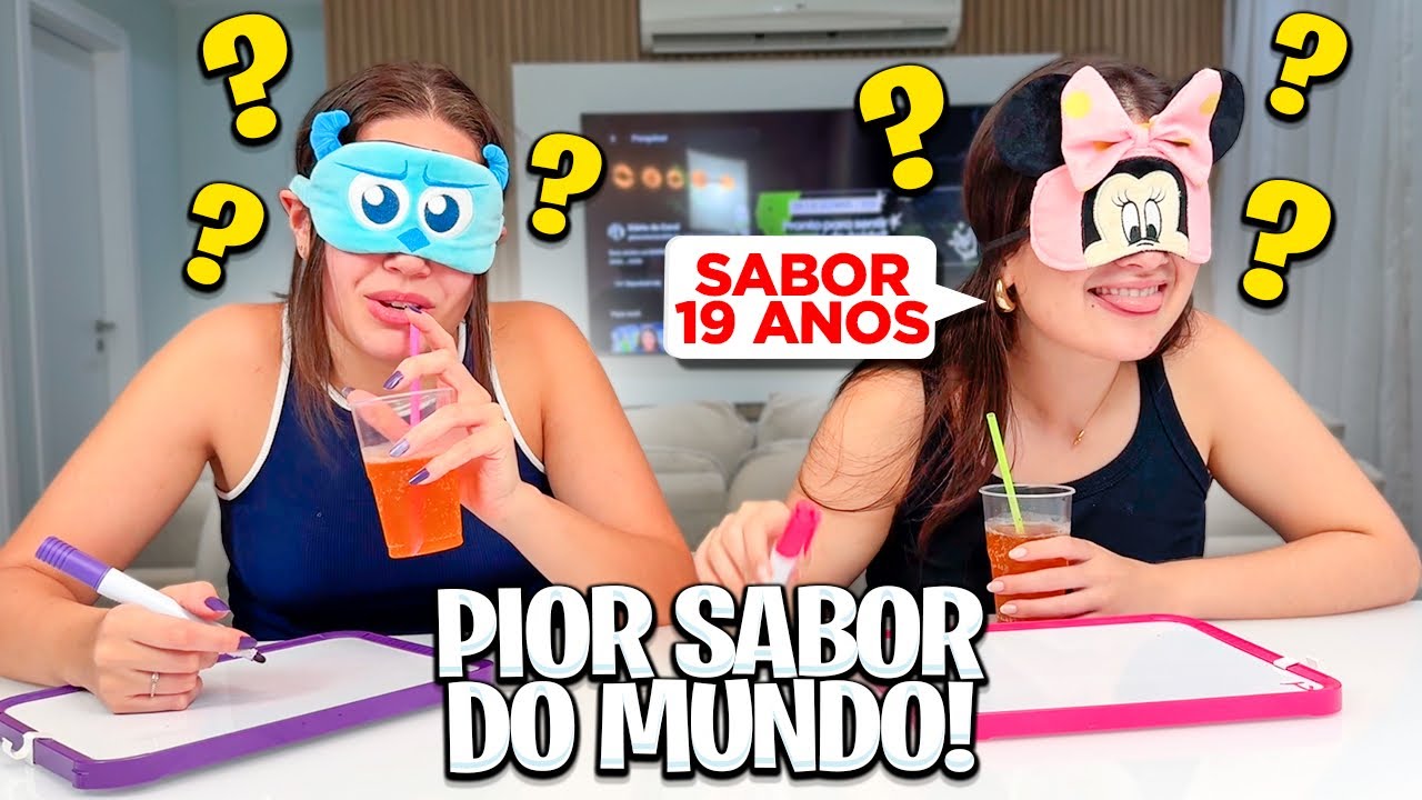 ACERTE O SABOR DAS BEBIDAS MAIS ESTRANHAS DO MERCADO! 