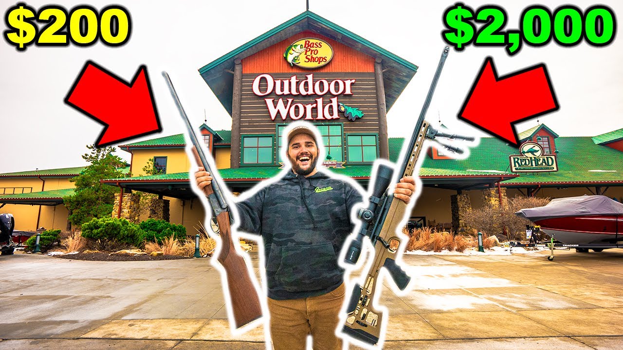 CHEAP vs EXPENSIVE Bass Pro Shops CHALLENGE!!! (Surprising Result!)