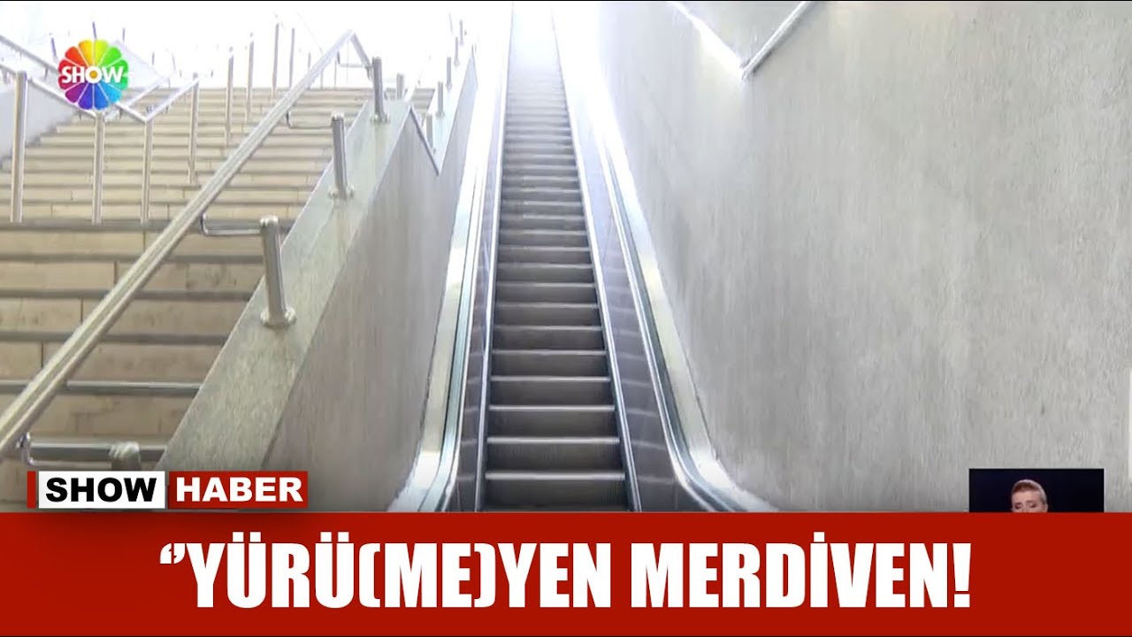 Bu ''yürüyen merdiven'' yürümüyor!