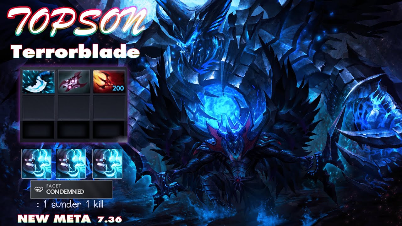Topson | Terrorblade | WTF  1sunder1kill | Dota2 Gameplay | 7.36