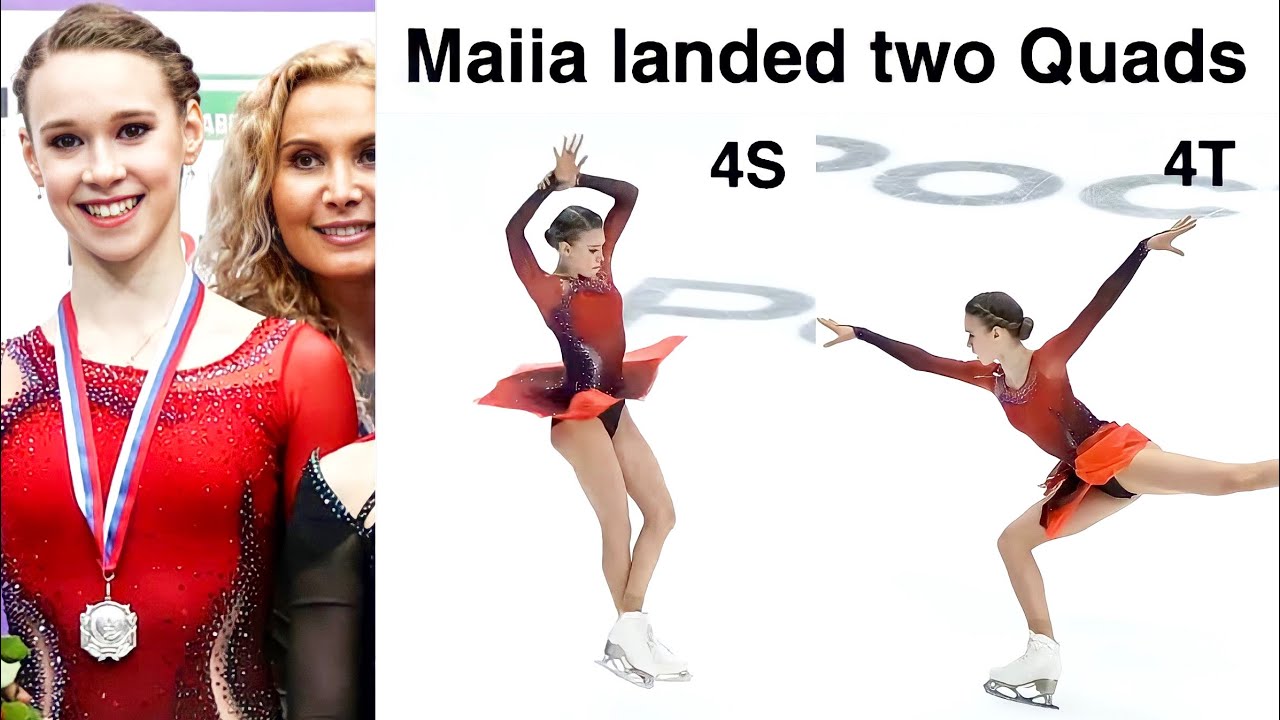 Maiia Khromykh lands two QUADS (4S, 4T) Jump Analysis - Russian Cup Final  Майя Хромых Тутберидзе