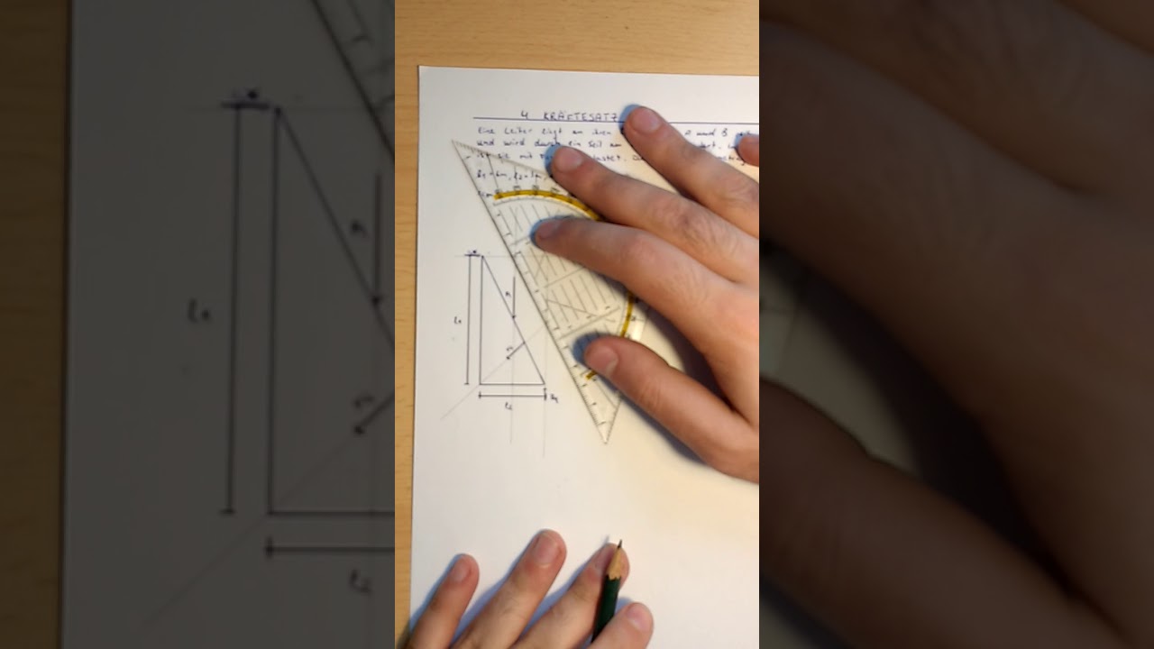 3 Kräftesatz und 4 Kräftesatz grafische Verfahren Mechanik 1