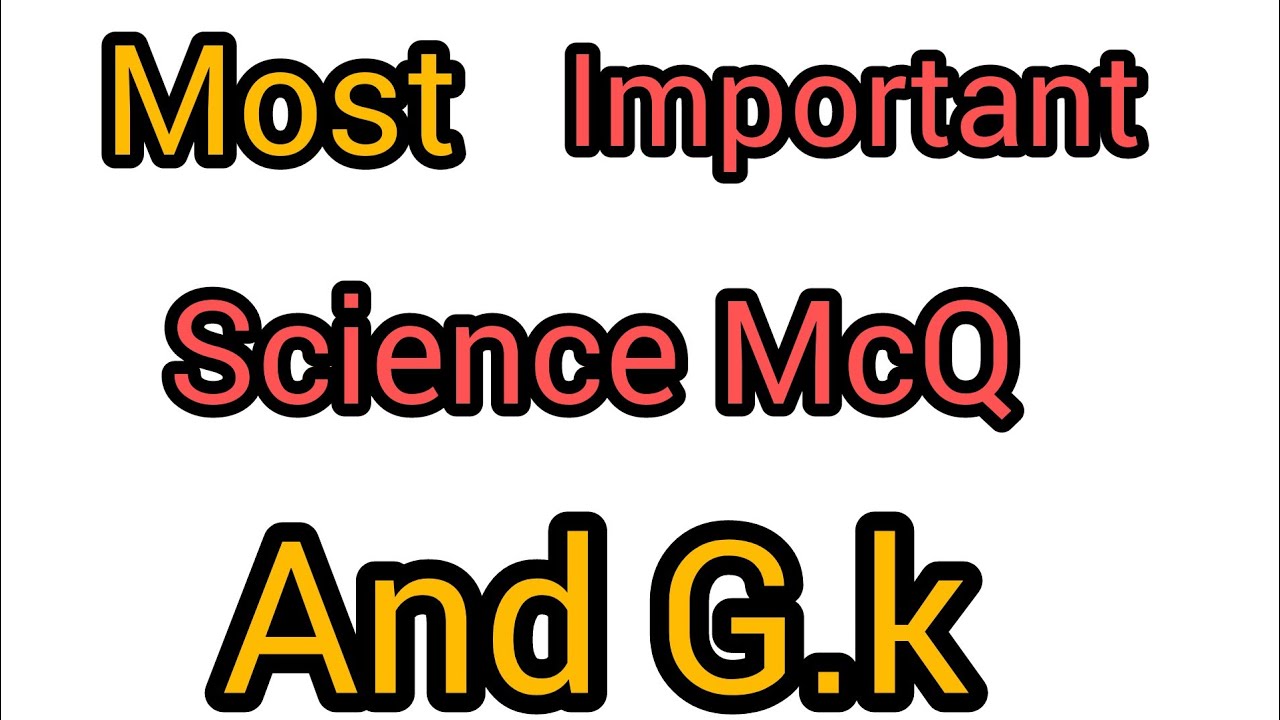 most repeatable science questions jst and SST jobs and from students in their exams