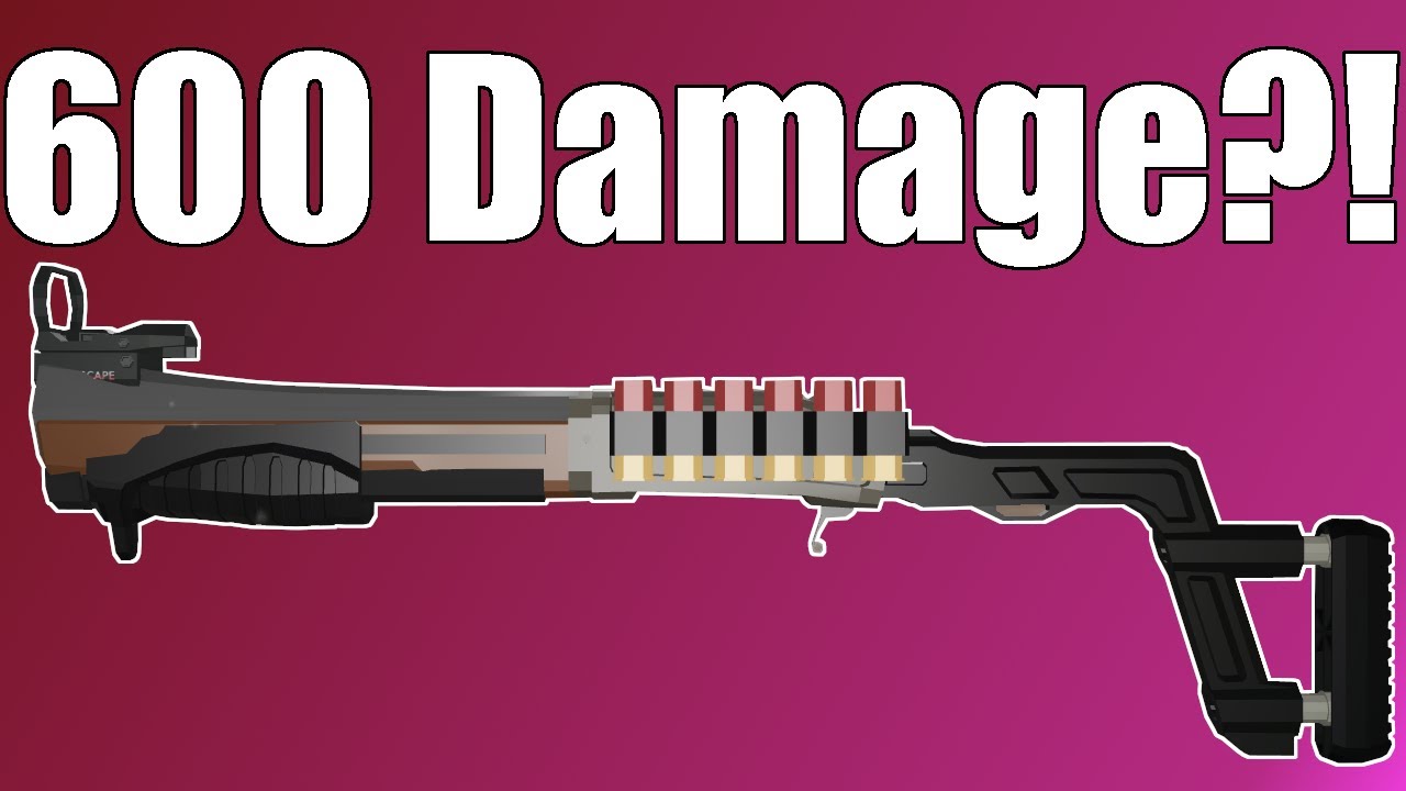 This 600 Damage One Shot Shotgun In Weird Gun Game Is INSANE