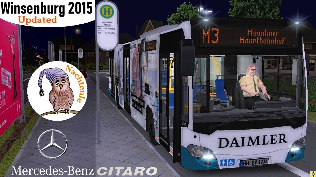 OMSI 2 [60 FPS] - Winsenburg 2015 Updated Moonliner M3 - Let's Play Omsi 2 [#539]