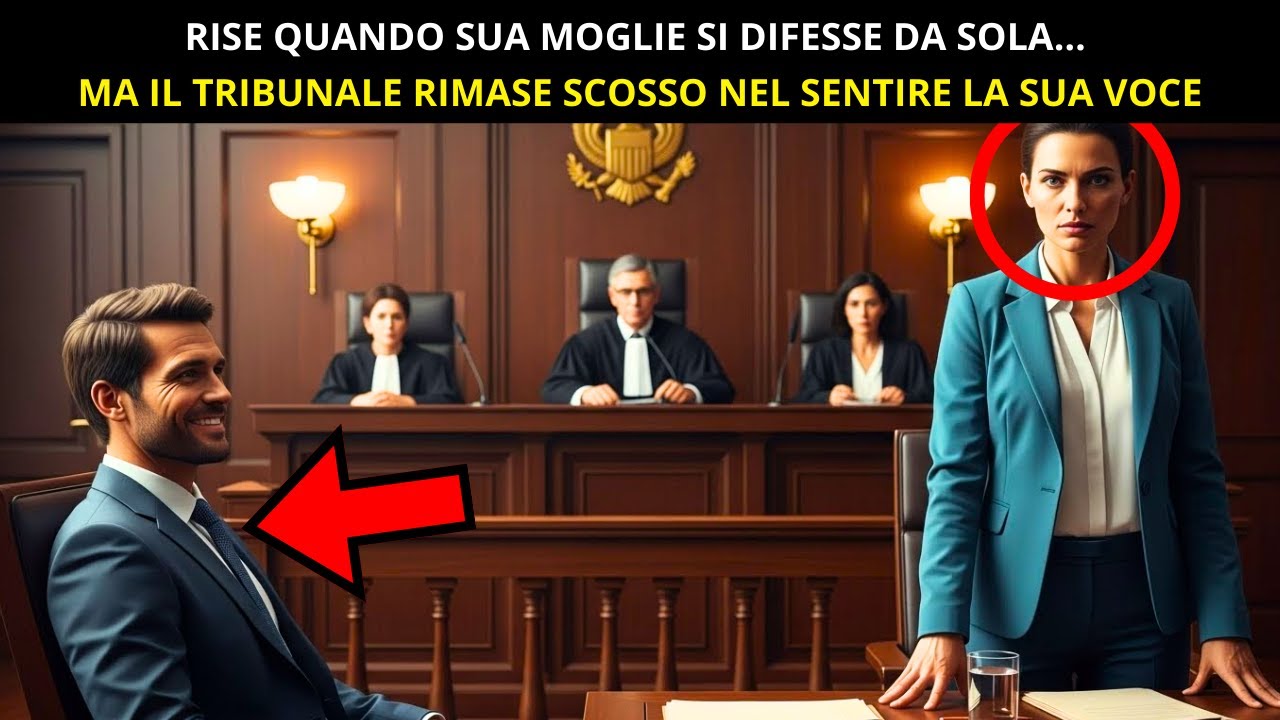 RISE QUANDO SUA MOGLIE SI DIFESE DA SOLA… MA IL TRIBUNALE RIMASE SCONVOLTO NEL SENTIRE LA SUA VOCE