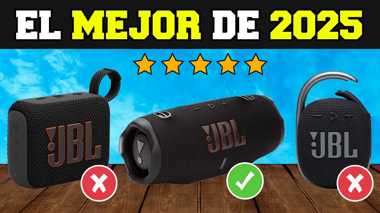 ¡Los 3 mejores altavoces JBL baratos de 2025!