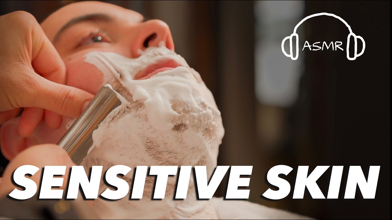 ASMR Shaving for Sensitive Skin | Free & Gentle with Legacy Soap