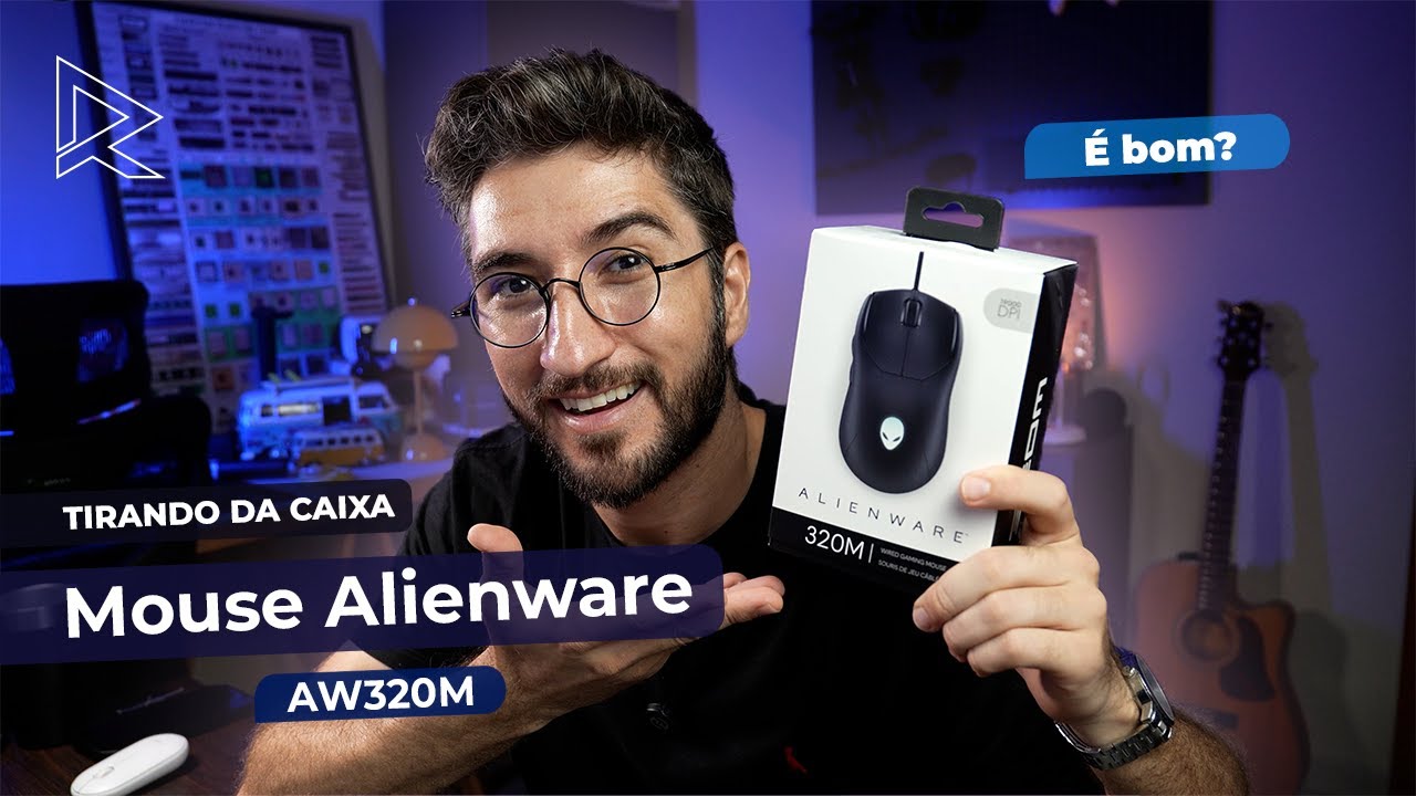 Tirando da Caixa o Mouse Alienware AW320M, é bom?