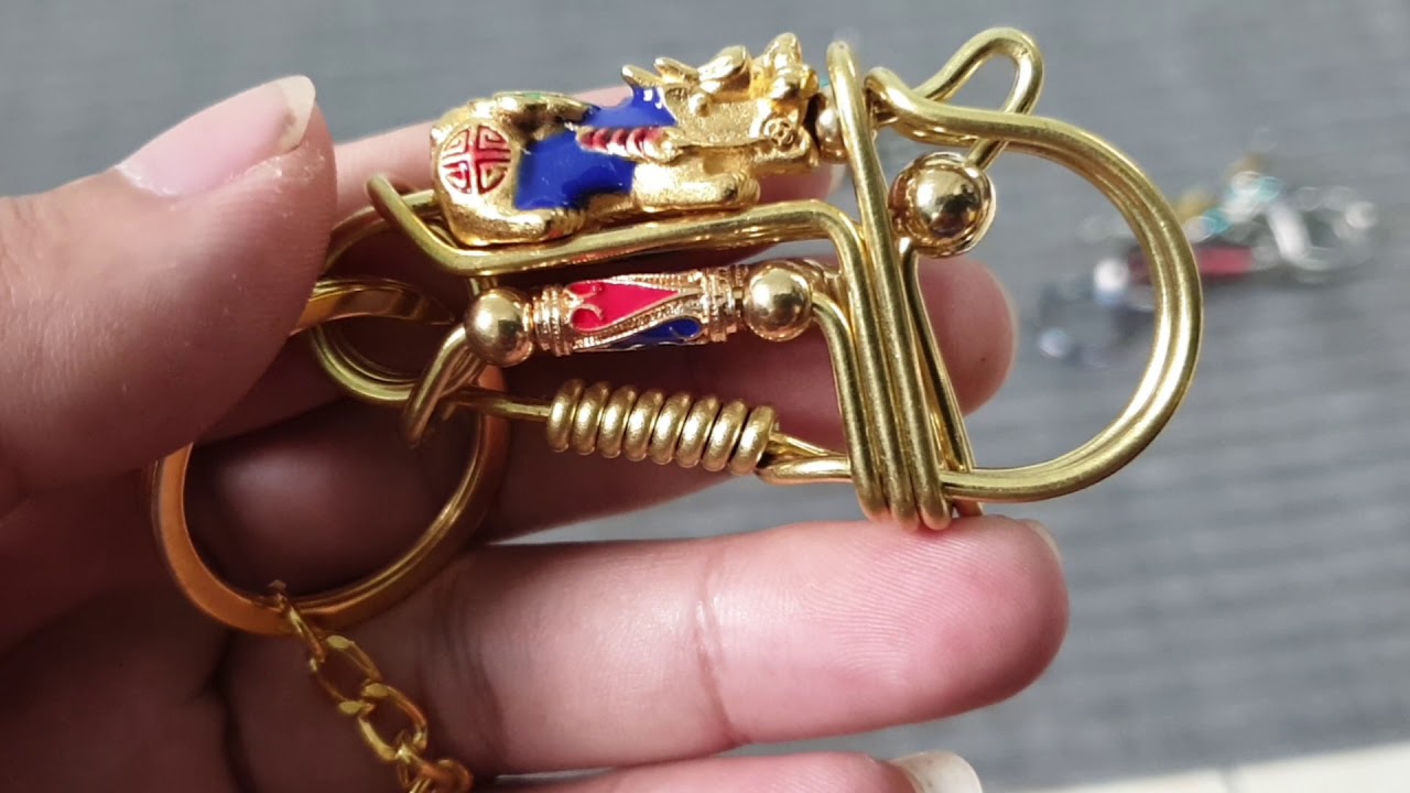 Mẫu móc chìa khóa thủ công siêu xe độc đáo! Móc khóa tiktok